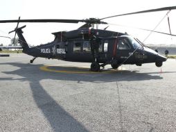 Imagen del helicóptero Black Hawk que Estados Unidos entregó a México como parte de la Iniciativa. ARCHIVO  /