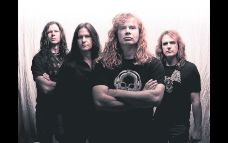 Megadeth volverá a Guadalajara este 21 de septiembre. ESPECIAL  /