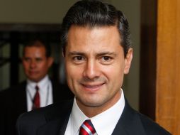 Enrique Peña Nieto arribó la media noche del martes (hora local) a Bogotá. NTX  /