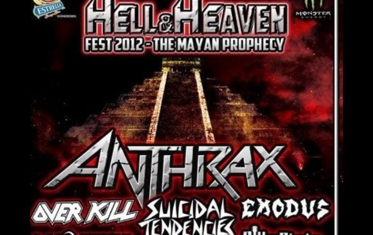 Parte del cartel del próximo Hell & Heaven Metal Fest. ESPECIAL  /