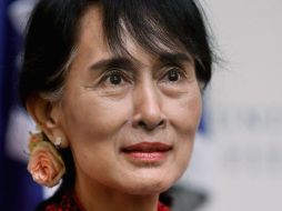 Suu Kyi pidió que el Gobierno estadounidense suavice las sanciones que aún mantiene contra su país. AFP  /