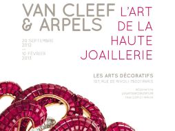 La exhibición ''L’Art de la Haute Joaillerie'' estará en el Louvre del 20 de sep al 10 de feb 2013. (Twitter @vancleefarpels). ESPECIAL  /