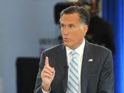 Romney durante una entrevista organizada en la Universidad de Miami. AFP  /