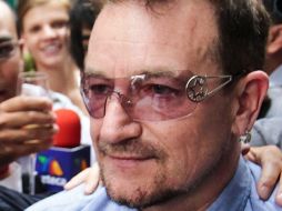 Bono recibirá la Orden en grado de insignia en la ciudad de Nueva York este mes. EL UNIVERSAL  /