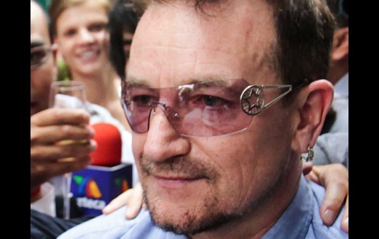 Bono recibirá la Orden en grado de insignia en la ciudad de Nueva York este mes. EL UNIVERSAL  /