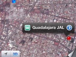 ''Apple Maps'' se instaló ayer en los dispositivos de Apple y ya estará cargado en el nuevo iPhone 5. ESPECIAL  /