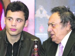 Mejores tiempos. José Sulaimán (der.) se mostró sorprendido y triste de escuchar la noticia del positivo de Chávez Jr. MEXSPORT  /