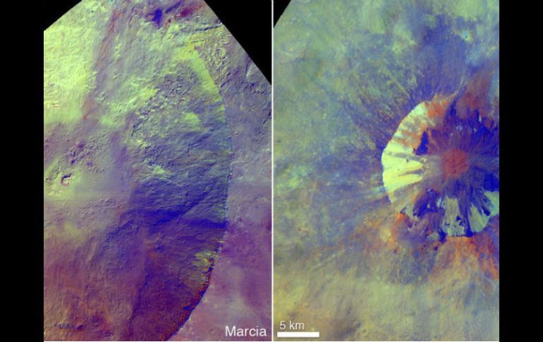 La fuente del hidrógeno en la superficie de Vesta parecen ser minerales hidratados por rocas espaciales ricas en carbono. REUTERS  /