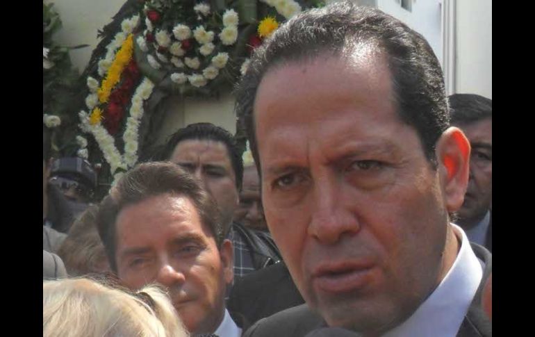 Eruviel Ávila Villegas, gobernador del Estado de México, afirma que el homicidio del diputado Jaime Serrano está resuelto. ARCHIVO  /