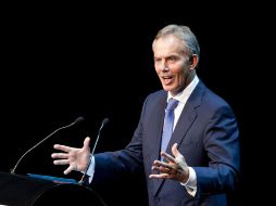 Blair participa en el seminario México Siglo XXI, en el Auditorio Nacional de la Ciudad de México. XINHUA  /