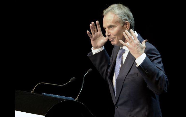 Blair está en México para dar una serie de conferencias. AFP  /