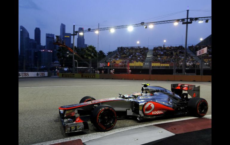 Lewis Hamilton consiguió la vigésimocuarta 'pole position' de su carrera. EFE  /