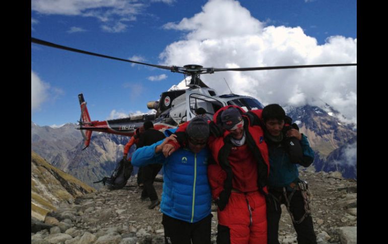 Una avalancha dificultó el ascenso a la cumbre del Manaslu. AFP  /