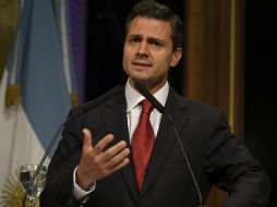 Enrique Peña Nieto partió de Buenos Aires este domingo. ARCHIVO  /