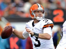 El mariscal de campo de los Cafés, Brandon Weeden. AP  /