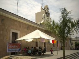 La nueva biblioteca tendrá lugar en el antiguo edificio de la Presidencia Municipal de Tlajomulco. ARCHIVO  /