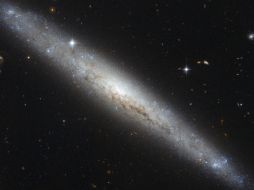 La galaxia NGC4183, fotografiada por el telescopio Hubble. EFE  /