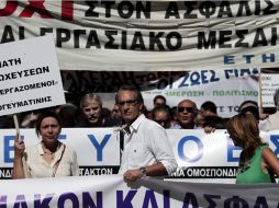 Al dar a conocer las medidas de austeridad, las protestas no se hicieron esperar. EFE  /