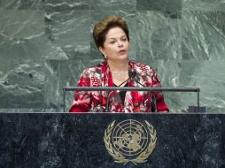 Dilma Rousseff criticó también algunas prácticas de la política monetaria de las naciones más ricas del mundo. NTX  /