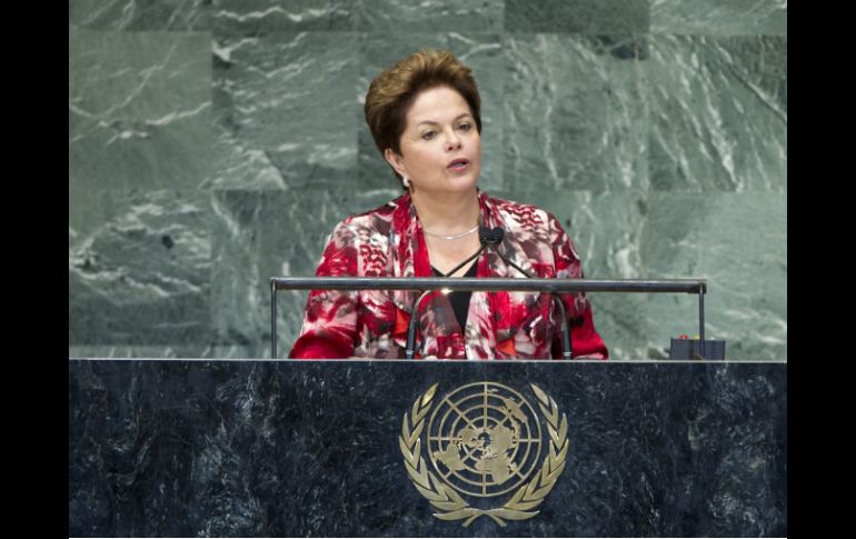 Dilma Rousseff criticó también algunas prácticas de la política monetaria de las naciones más ricas del mundo. NTX  /