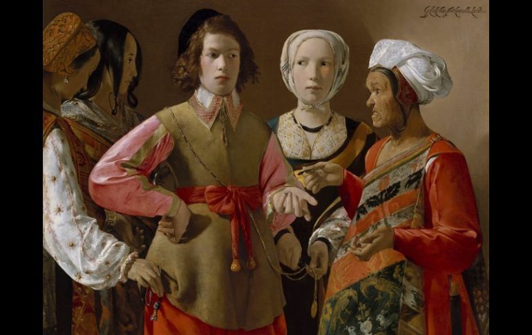 Georges de la Tour en ''La Buenaventura'' refleja con picaresca magistral una visión de los gitanos.  /