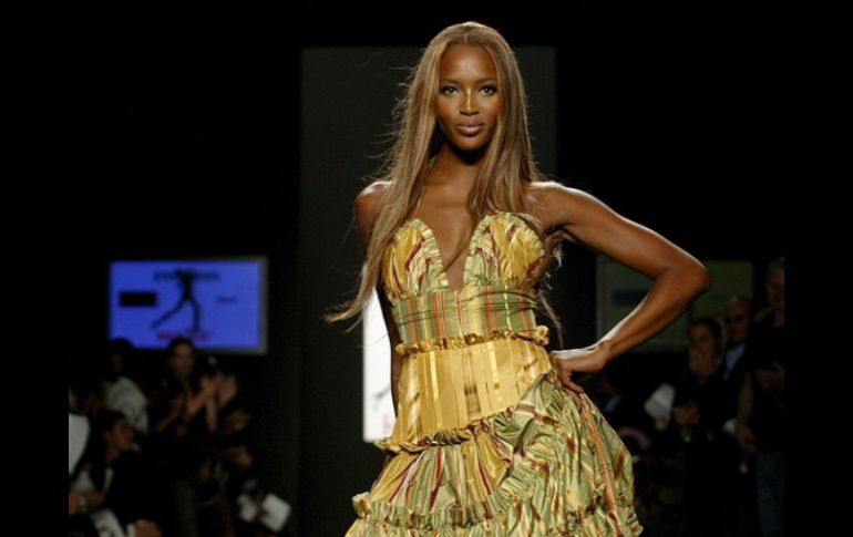 La modelo británica, Naomi Campbell. ARCHIVO  /