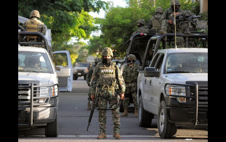 Los operativos de seguridad en la zona se realizan en coordinación con la Secretaría de la Defensa Nacional. ARCHIVO  /