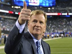 Roger Goodell pasó problemas para llegar a aun acuerdo con la asociación de árbitros. AP  /