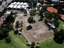 La pista del Guadalajara Country Club está lista para el evento del fin de semana. MEXSPORT  /