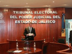 Durante la sesión de hoy el Tribunal validó la elección de gobernador de Jalisco, y el triunfo de Jorge Aristóteles Sandoval Díaz.  /