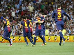 El conjunto catalán inicia un periodo de tres partidos de máxima exigencia, que concluirá con el clásico en el Camp Nou. ARCHIVO  /