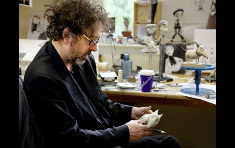 Tim Burton está en México para promocionar su nueva película. EFE  /