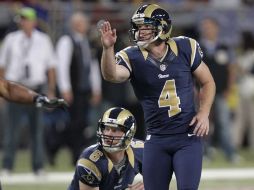 Greg Zuerlein (4) pateo cuatro goles de campo, uno de 60 y otro de 58 yardas entre ellos. AP  /