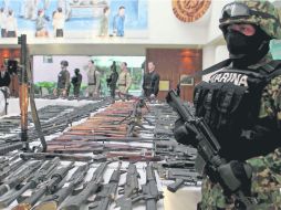 Producto de ''importación''. 70% de las armas ilegales en México provienen de Estados Unidos. EL UNIVERSAL  /