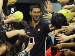 Novak Djokovic inicia el torneo de Beijing como máximo favorito para alzarse con el título. ARCHIVO  /