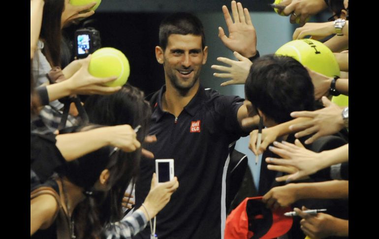 Novak Djokovic inicia el torneo de Beijing como máximo favorito para alzarse con el título. ARCHIVO  /