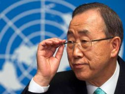 Ban Ki-Moon pidió a todas las partes y grupos políticos, dentro y fuera de Siria a iniciar un diálogo constructivo. ARCHIVO  /