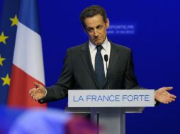 Sarkozy habría confesado que siente la obligación moral de volver a intentar ser reelegido como Presidente. ARCHIVO  /