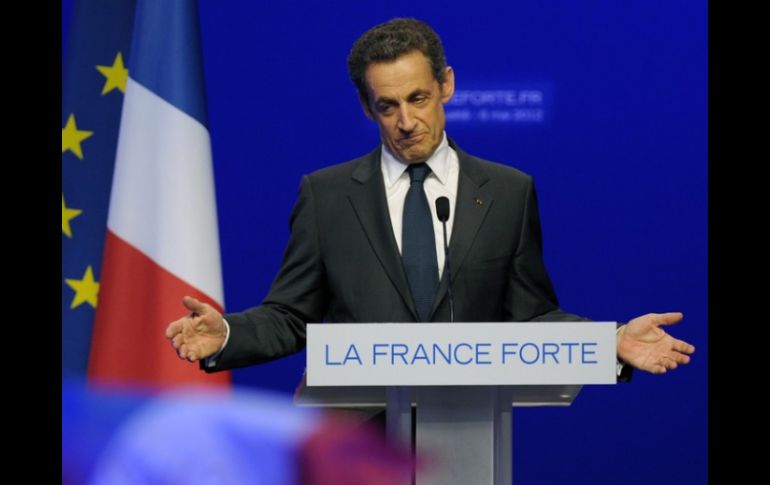 Sarkozy habría confesado que siente la obligación moral de volver a intentar ser reelegido como Presidente. ARCHIVO  /