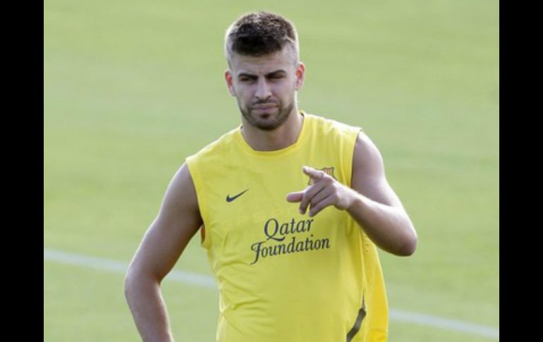 Gerard Piqué acelera su proceso de recuperación con ejercicios especiales y entrenamientos en días libres. ARCHIVO  /