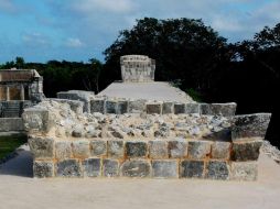 El Gran Juego de Pelota de Chichén Itzá, el mayor de Mesoamérica, tiene 120 metros de longitud. EFE-INAH  /