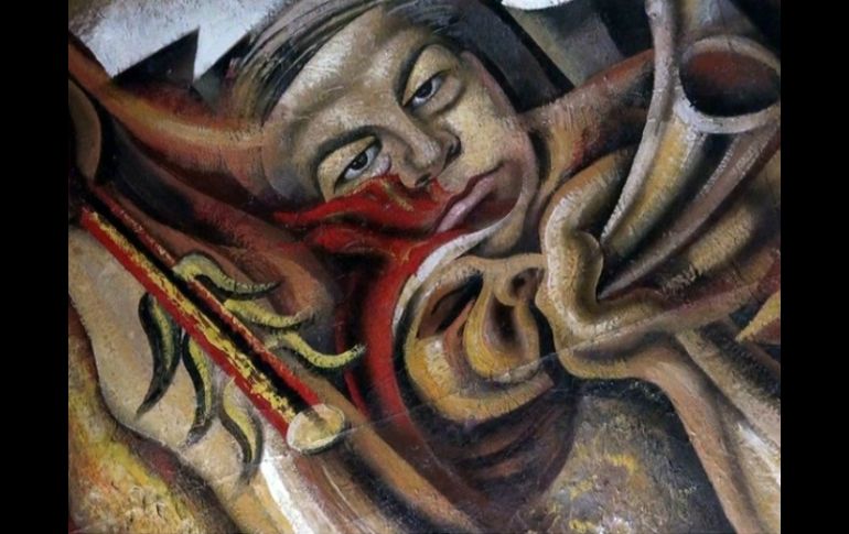 Uno de las obras del artista mexicano David Alfaro Siqueiros. ARCHIVO  /