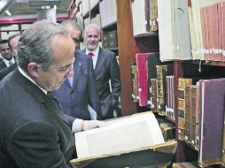 El Presidente Felipe Calderón destacó a la Juan José Arreola como la biblioteca pública estatal más importante del país. NTX  /