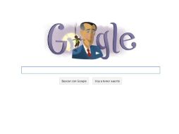 El doodle muestra a Gabilondo Soler, quien en su hombro tiene la emblemática figura de Cri-Cri, el grillito cantor. ESPECIAL  /