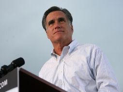 El candidato republicano a la presidencia estadounidense, Mitt Romney, participa en un evento de campaña. XINHUA  /