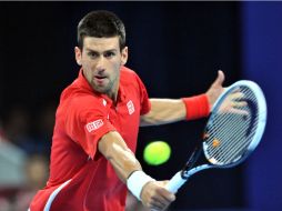 Novak Djokovic avanzó al partido definitivo tras ganar la semifinal por parciales de 6-1 y 6-4. XINHUA  /