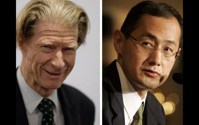 John Gurdon y Shinya Yamanaka, reconocidos por sus descubrimientos en el campo de las células madre. AFP  /