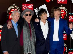 Charlie Watts, Keith Richards, Ronnie Wood y Mick Jagger, con nueva producción. AP  /