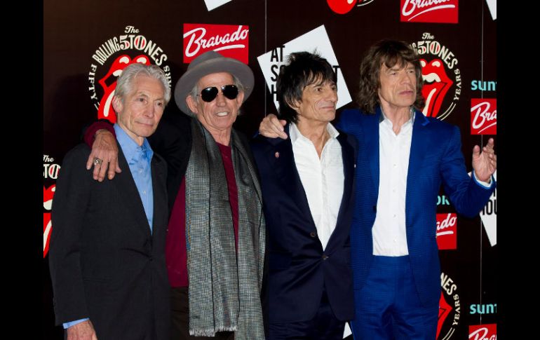 Charlie Watts, Keith Richards, Ronnie Wood y Mick Jagger, con nueva producción. AP  /