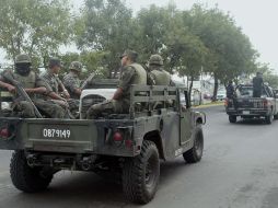 Se ha reforzado la presencia de la Policía estatal y de militares sobre todo en la Región Norte del Estado. ARCHIVO  /